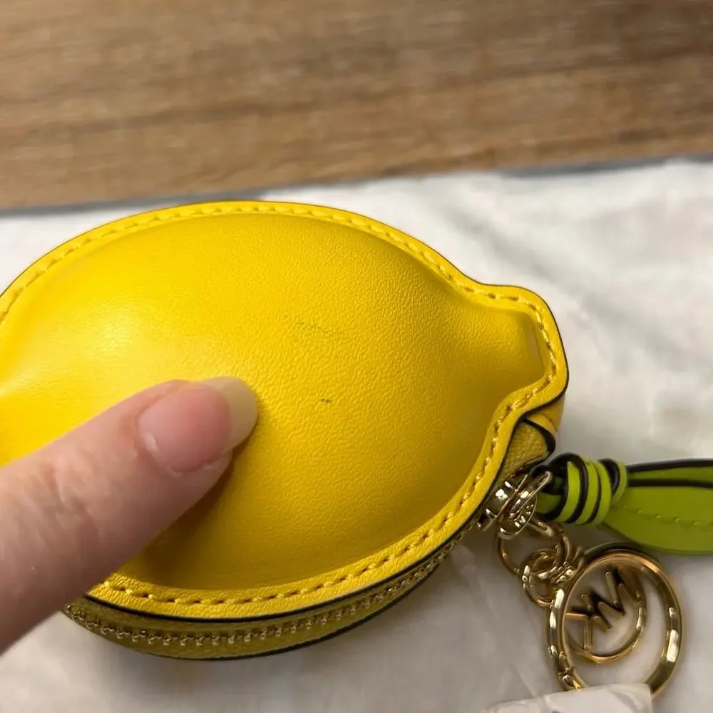 NWT Michael Kors Lemon Coin Purse